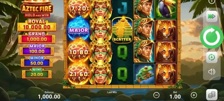 Aztec Fire: Hold and Win