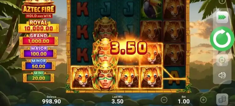 Aztec Fire: Hold and Win