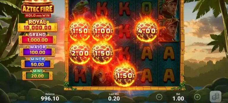 Aztec Fire: Hold and Win