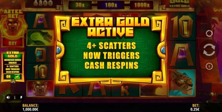 Aztec Gold Extra Gold Megaways