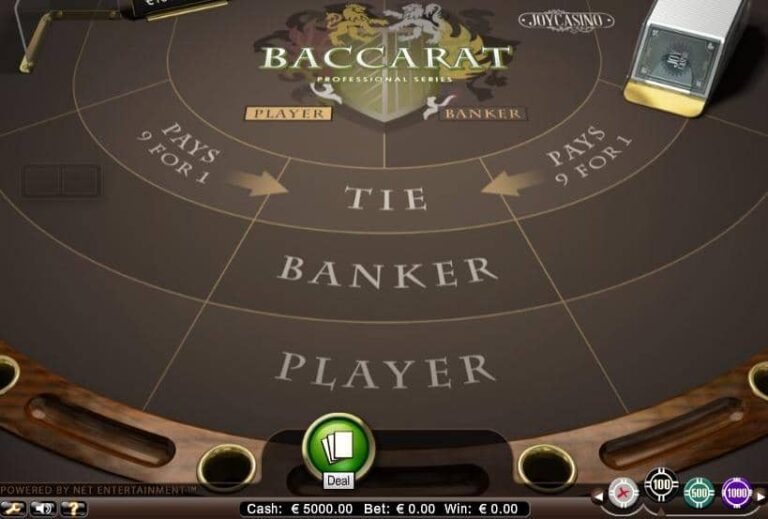 Baccarat Professional Series VIP