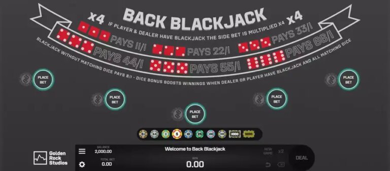 Back Blackjack (Golden Rock Studios)