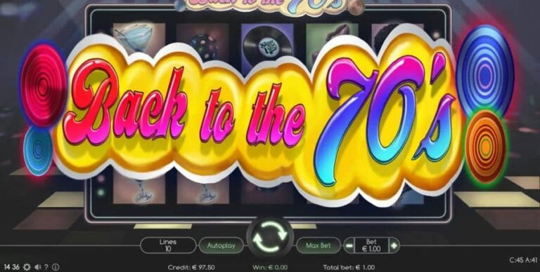 Back to the 70s