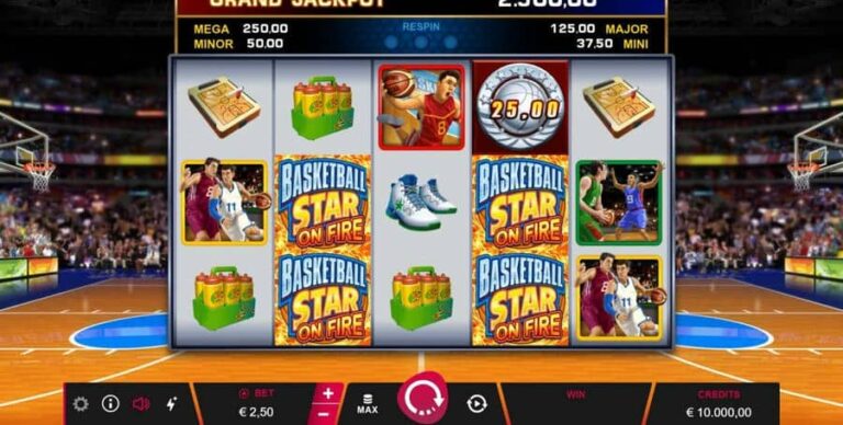 Basketball Star On Fire