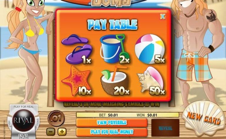 Beach Bums Scratch and Win