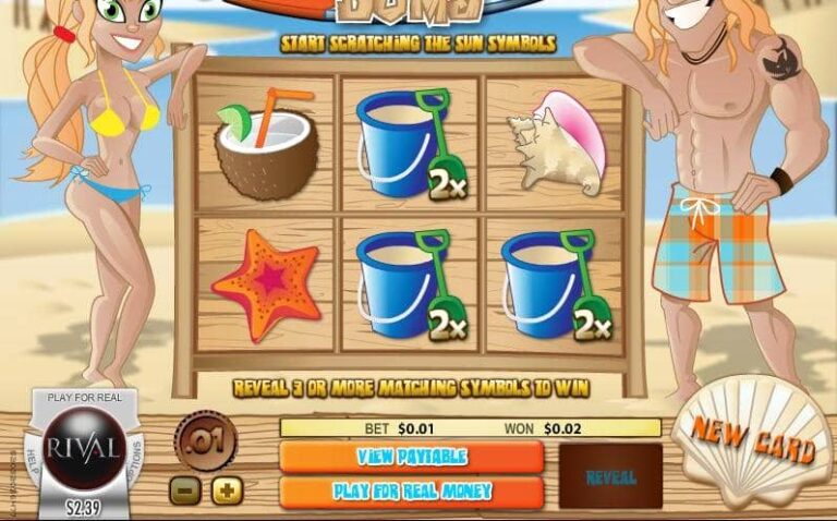 Beach Bums Scratch and Win