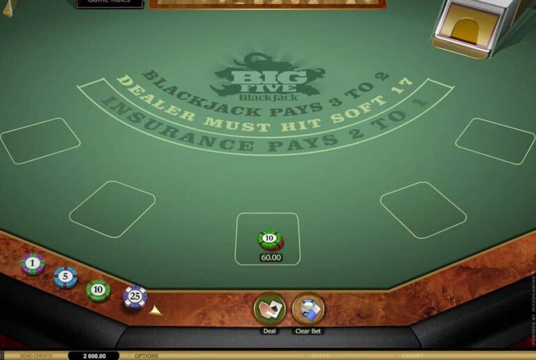 Big 5 Blackjack Gold
