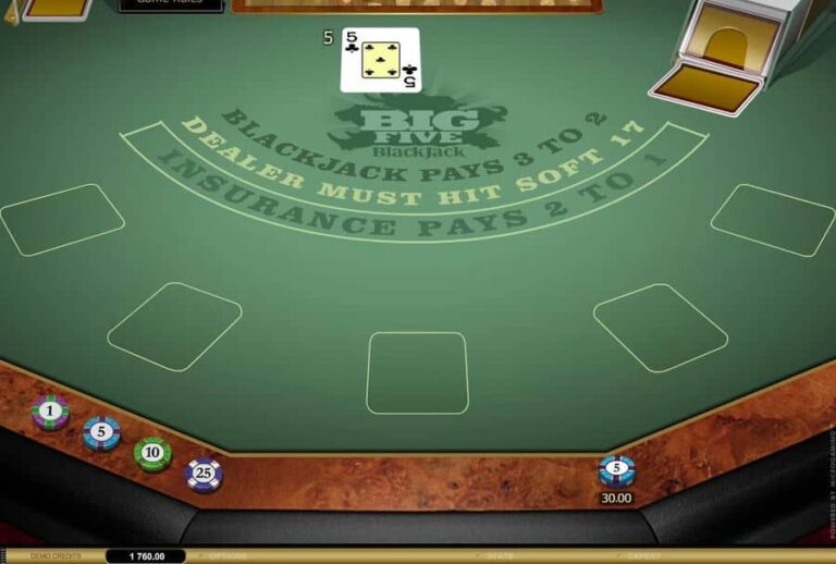 Big 5 Blackjack Gold
