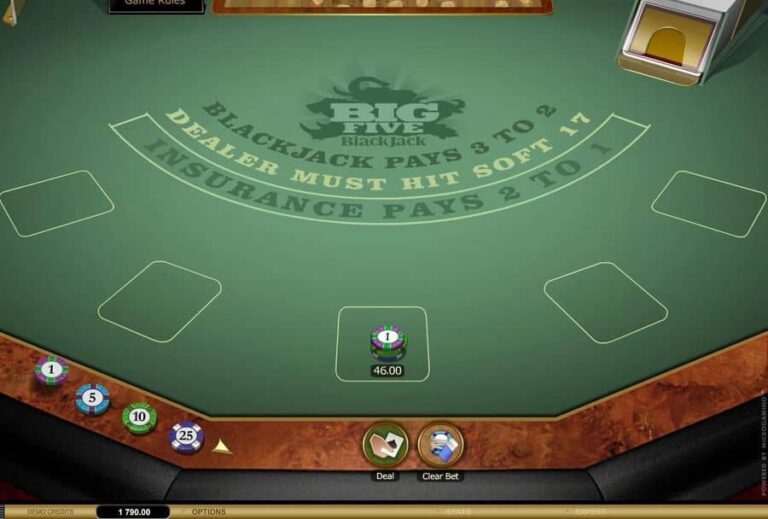 Big 5 Blackjack Gold