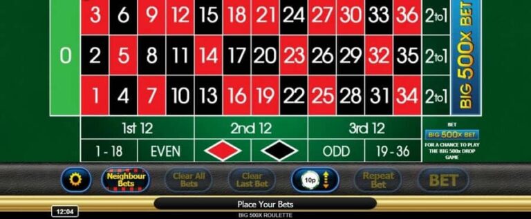Big 500x Roulette