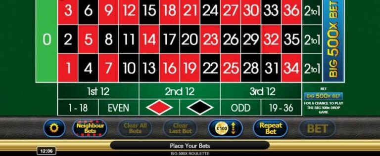 Big 500x Roulette