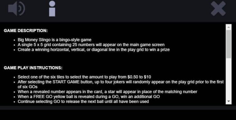 Big Money Slingo