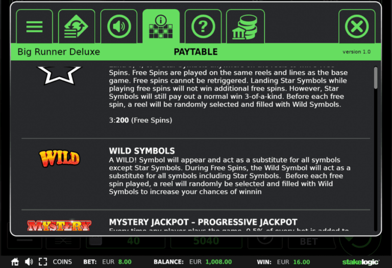 Big Runner Deluxe Jackpot