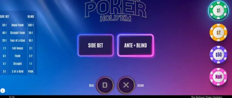 Bigrollover Poker Hold’em