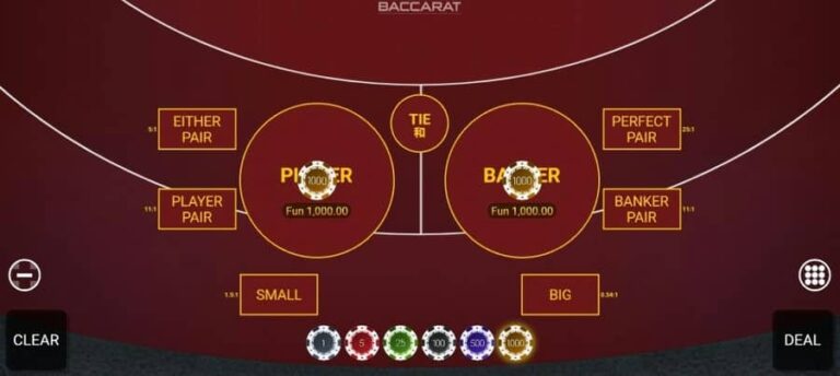 Bitcoin Baccarat no commission