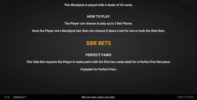 BlackJack Side Bets