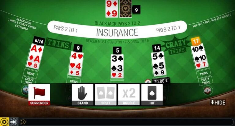 BlackJack Twins and Crazy Twins Extended