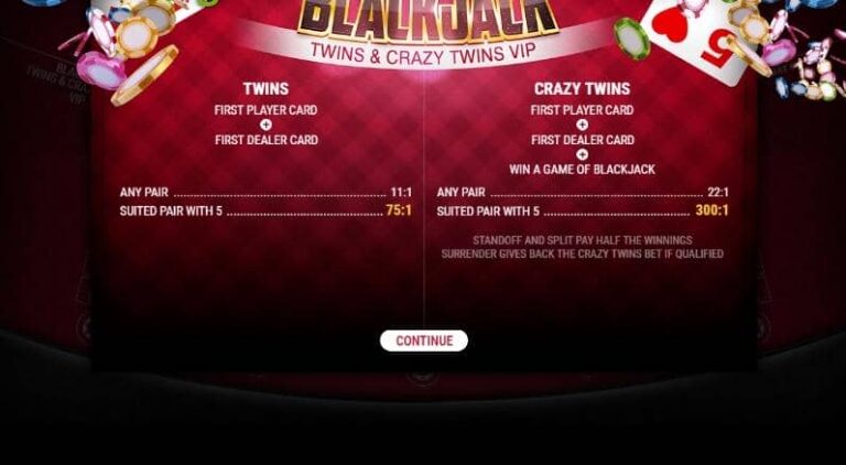 BlackJack Twins and Crazy Twins Extended VIP