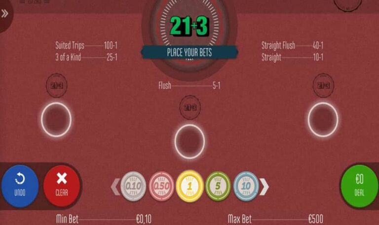 Blackjack 21+3 (Felt)