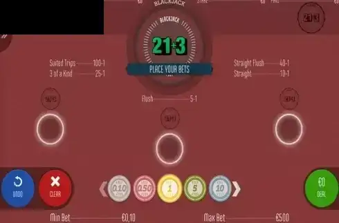 Blackjack 21+3 (Felt)