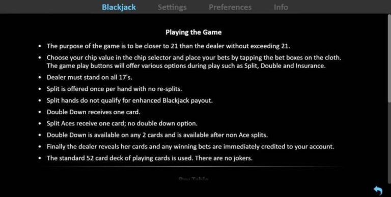 Blackjack 5 Hands