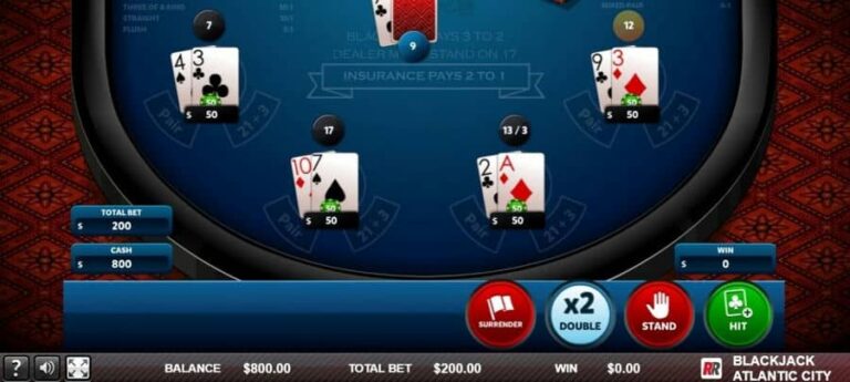 Blackjack Atlantic City (Red Rake)