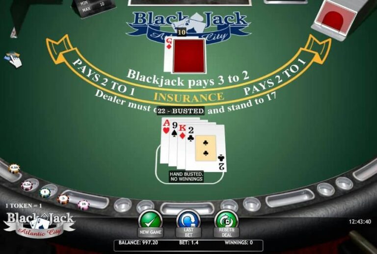 Blackjack Atlantic City (iSoftBet)