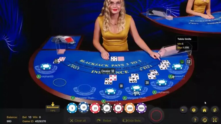 Blackjack Bet Behind