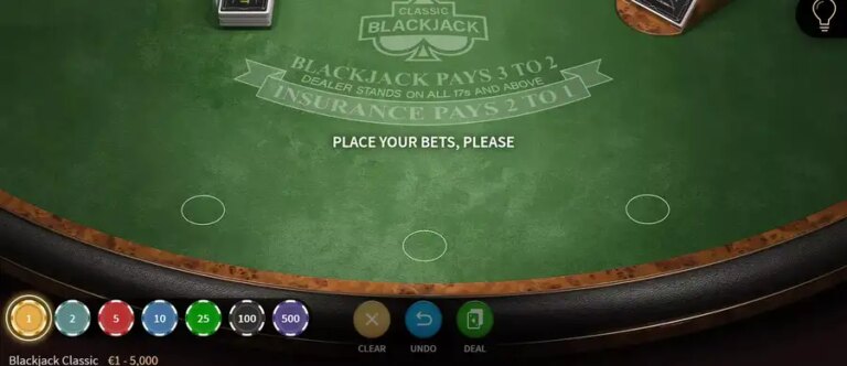 Blackjack Classic (NetEnt)