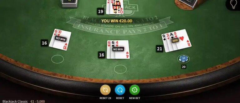 Blackjack Classic (NetEnt)