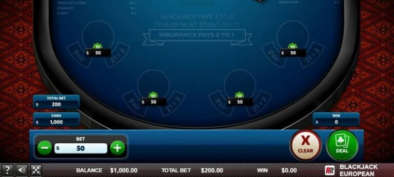 Blackjack European (Red Rake)