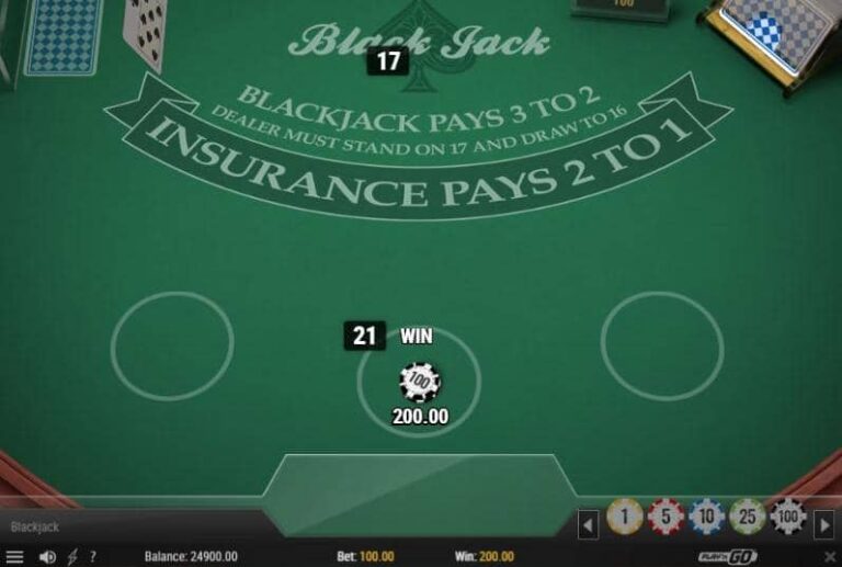Blackjack MH (Play’n Go)