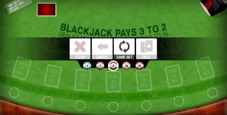 Blackjack Multihand 7 Seats