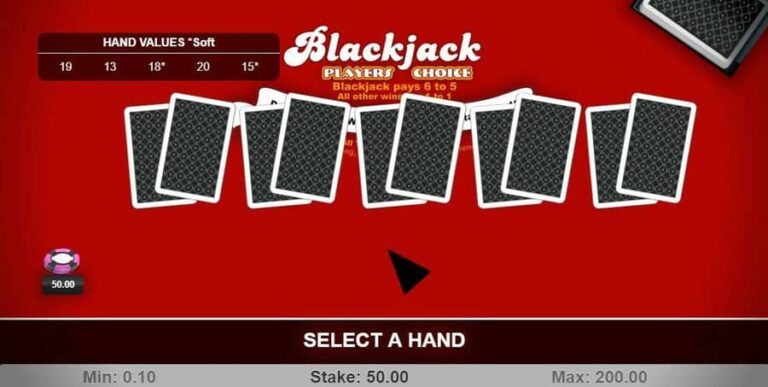 Blackjack Players Choise