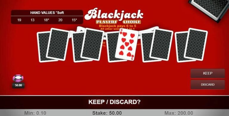 Blackjack Players Choise