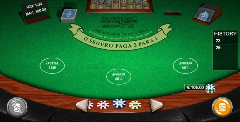 Blackjack Pro MH Portuguese