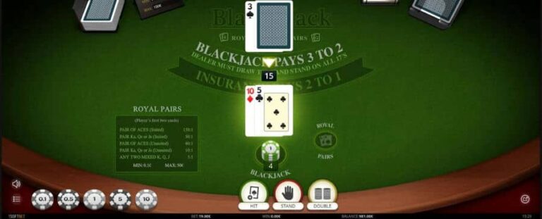 Blackjack Royal Pairs