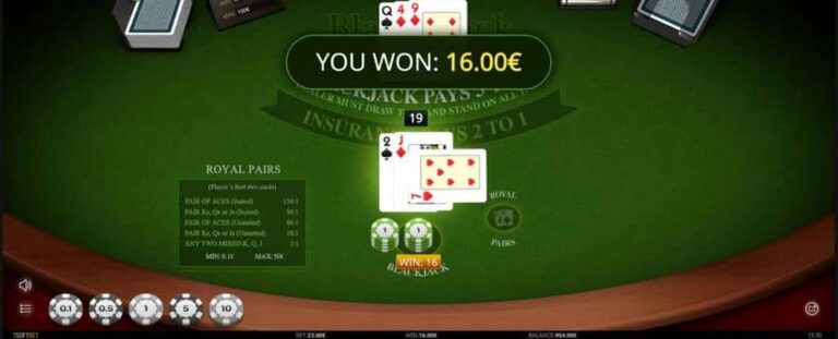 Blackjack Royal Pairs