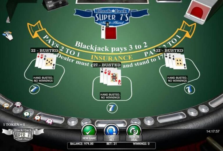 Blackjack Super 7s MH