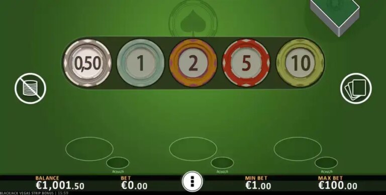 Blackjack Vegas Strip Bonus