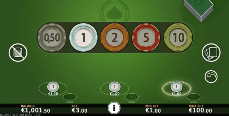 Blackjack Vegas Strip Bonus