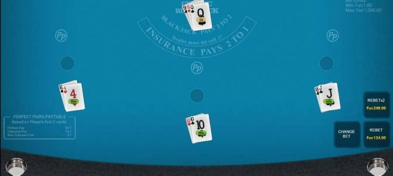 Blackjack with Perfect Pairs