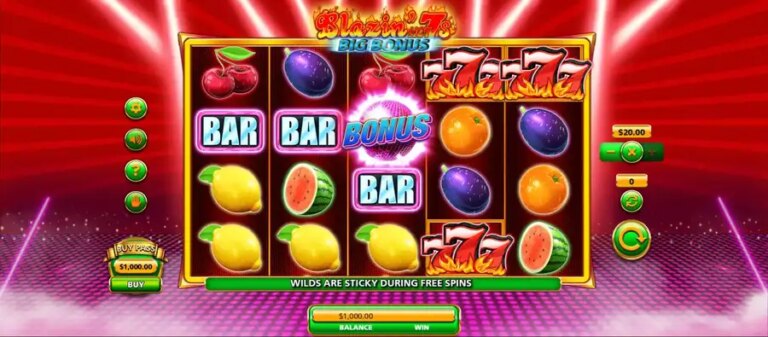 Blazin Hot 7s Big Bonus