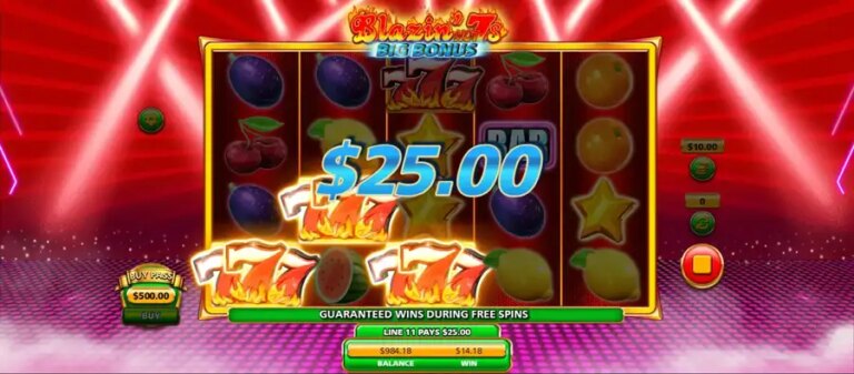 Blazin Hot 7s Big Bonus