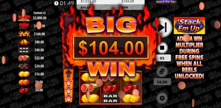 Blazin Hot 7s Stack Em Up