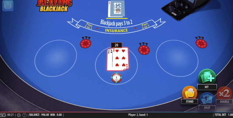 Blazing 7’s Blackjack