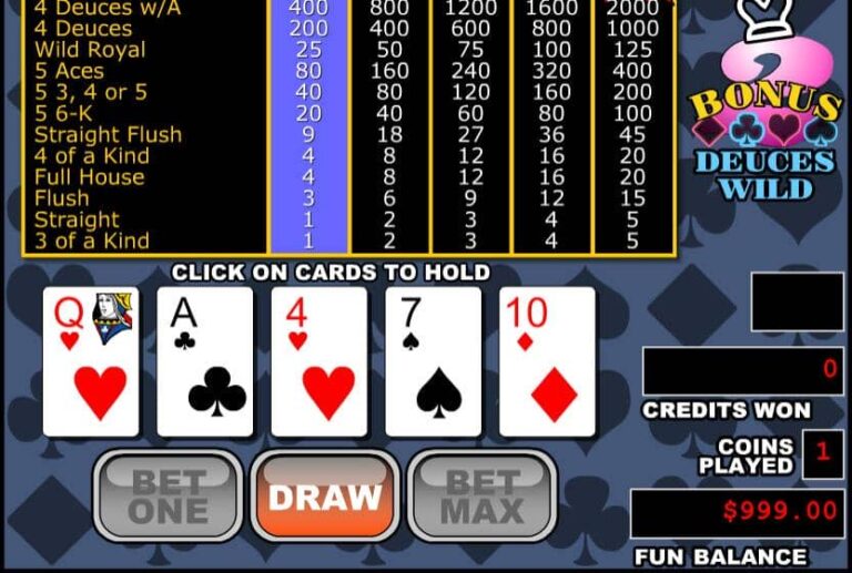 Bonus Deuces Wild (Microgaming)