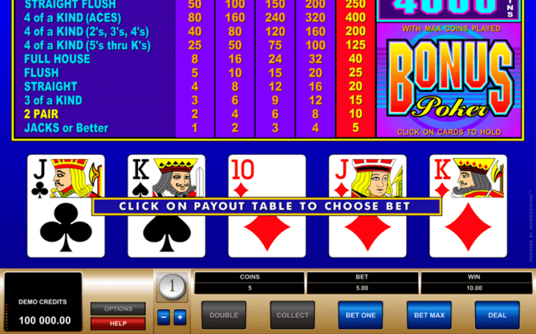 Bonus Poker (Microgaming)