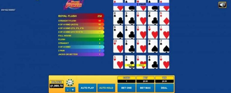 Bonus Poker (Habanero)