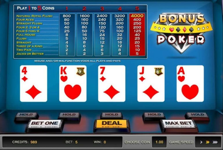 Bonus Poker (Nucleus Gaming)